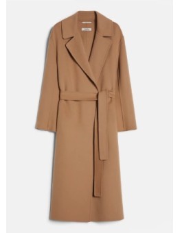 MaxMara 2025 Spring/Summer Collection - Women's Virgin Wool Belted Coat (Style: 9011015106)