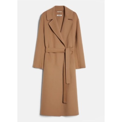 MaxMara 2025 Spring/Summer Collection - Women's Virgin Wool Belted Coat (Style: 9011015106)