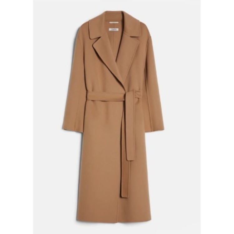 MaxMara 2025 Spring/Summer Collection - Women's Virgin Wool Belted Coat (Style: 9011015106)